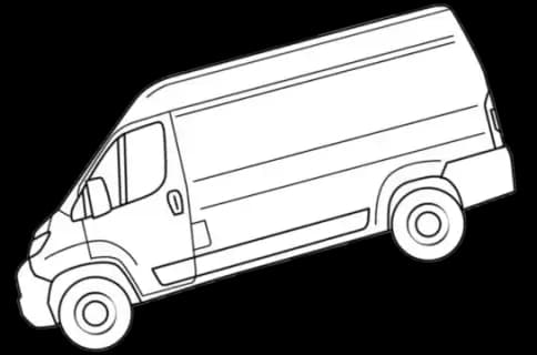 Moving van illustration